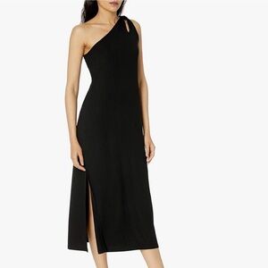The Drop Plus Size One Shoulder Ribbed Dress